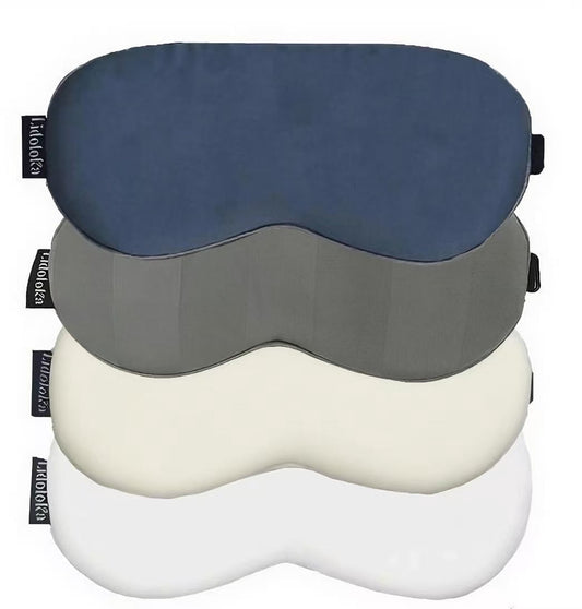 Bamboo Rayon Sleep Masks, Set of Four with Adjustable Straps and Soft Fill - Image 2