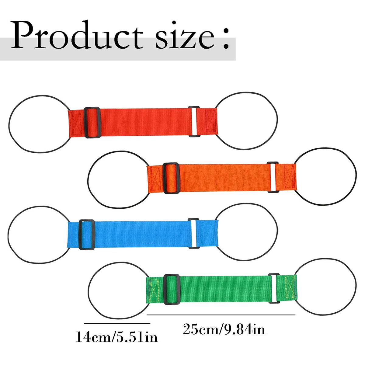 Elastic Luggage Connector Strap with Adjustable Buckle, Single Blue Belt - Image 3