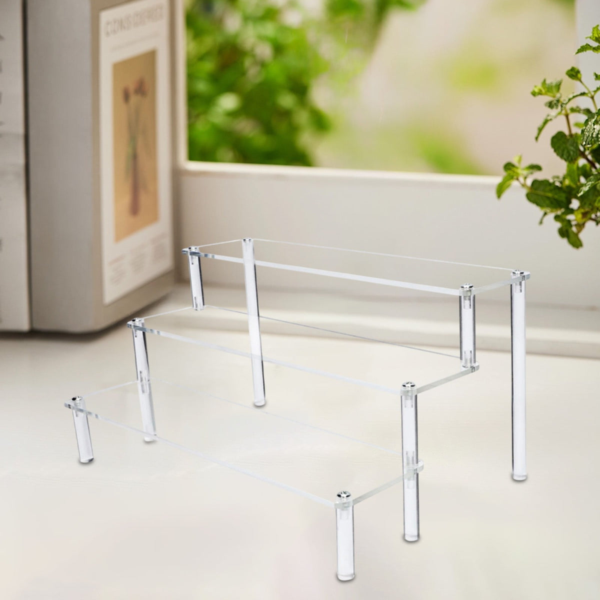 Clear Acrylic Three-Tier Riser for Perfume, Jewelry and Small Collectibles - Image 6
