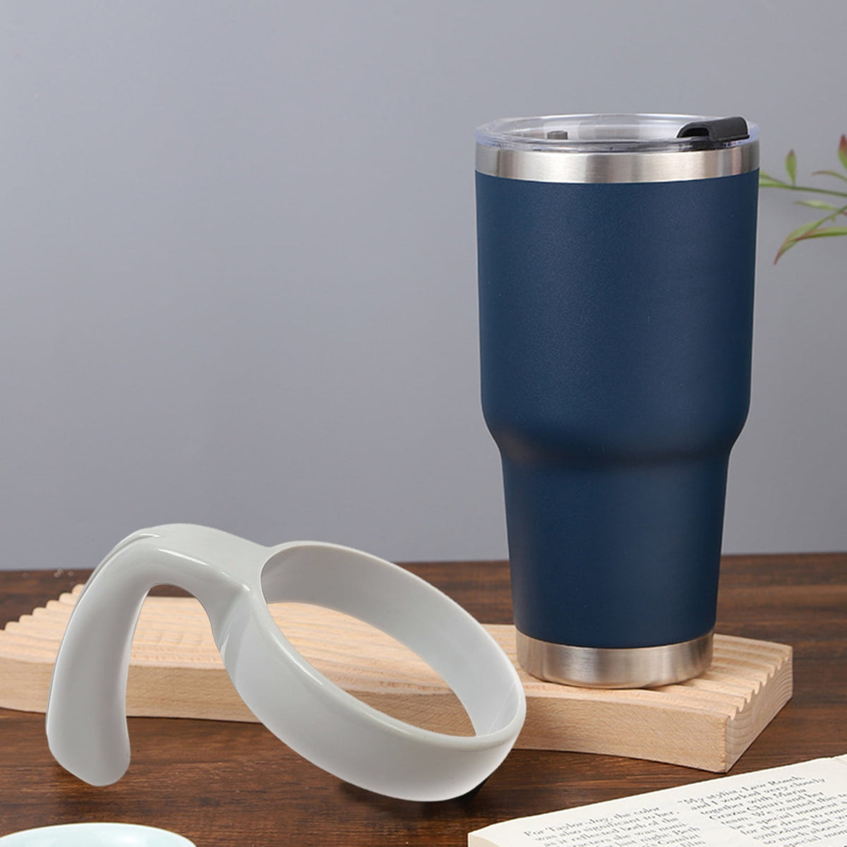 Tumbler Handles, Pair of Clip-On Grips for 20 and 32 oz Cups - Image 3