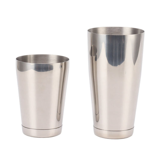 Two-Piece Cocktail Shaker in Mirror-Polished Stainless Steel, 28 oz and 16 oz