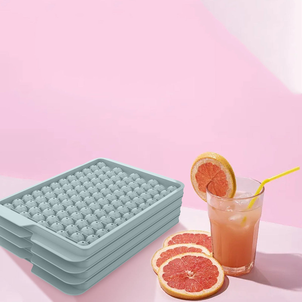 Mini Pebble Ice Cube Trays with Lid for Nugget-Style Ice, Makes 312 Pieces - Image 3