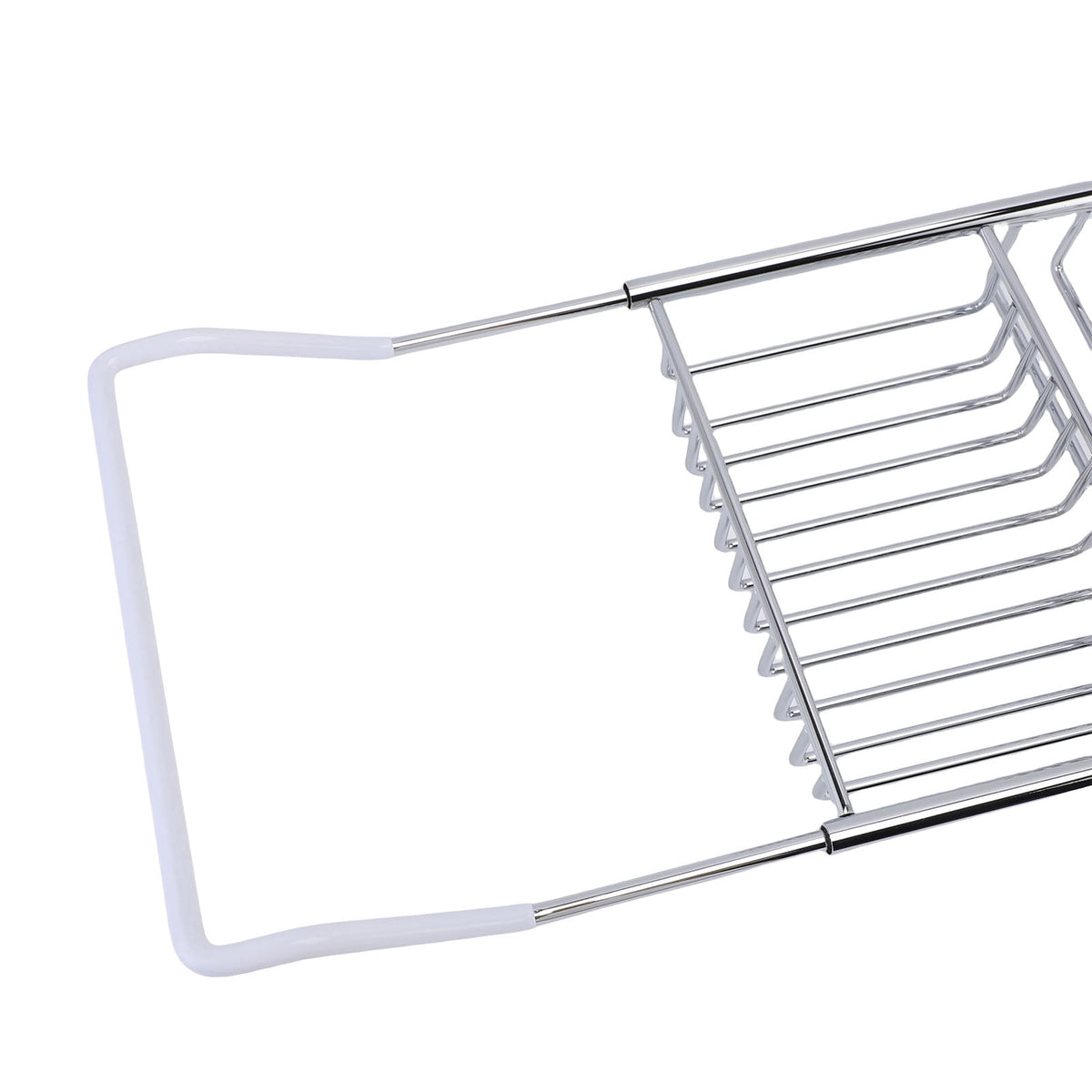 Expandable Bathtub Caddy Tray in Stainless Steel, 25 to 38.4 Inches Wide - Image 4