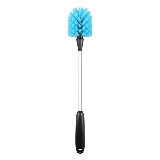 Long-Handled Bottle Brush with 15-Inch Stainless Steel Stem and Grip Handle
