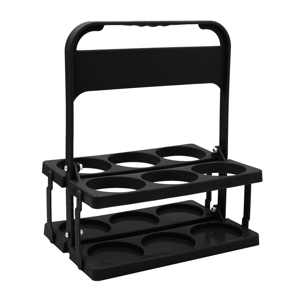 Foldable Drink Carrier with Carry Handle and Removable Tray