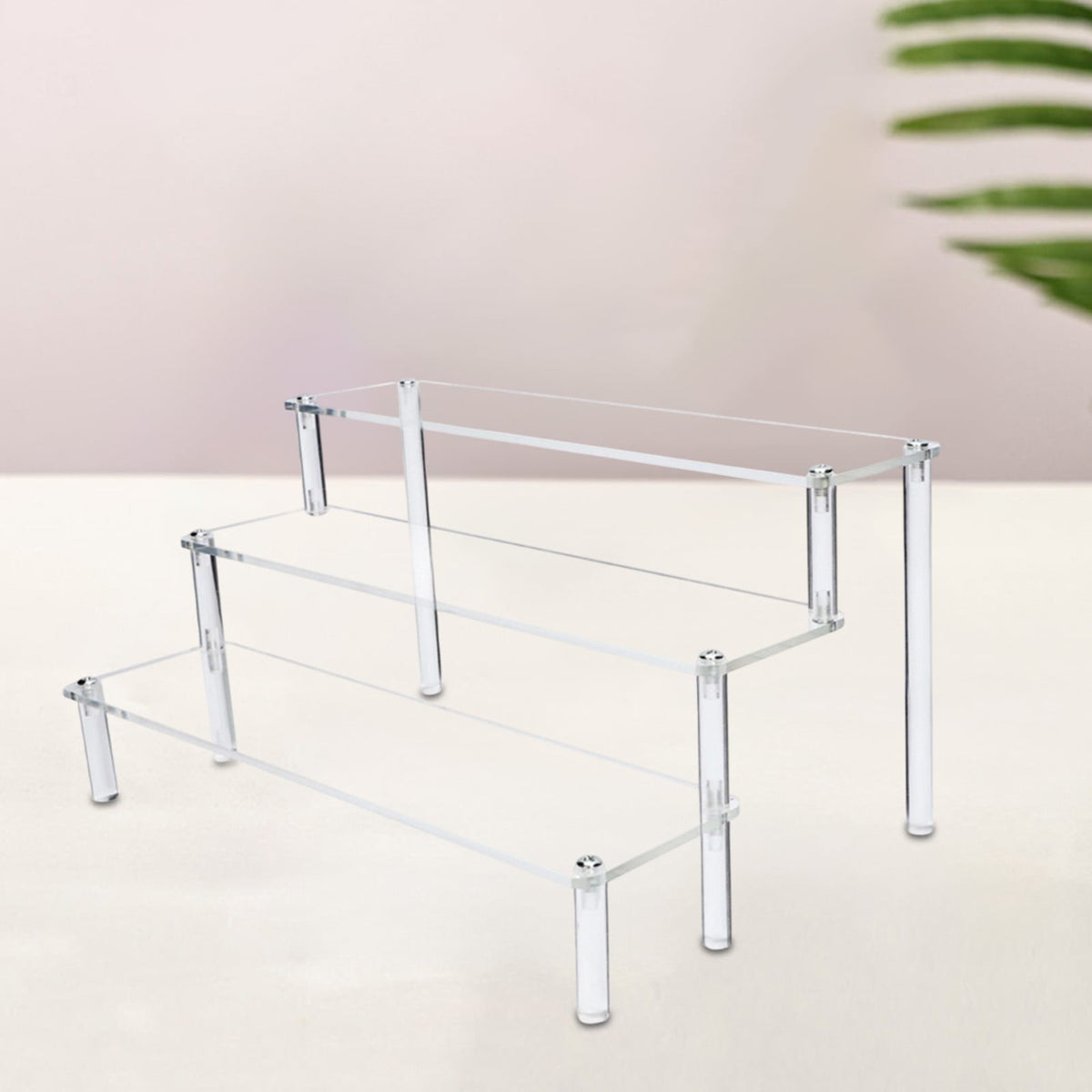 Clear Acrylic Three-Tier Riser for Perfume, Jewelry and Small Collectibles - Image 2