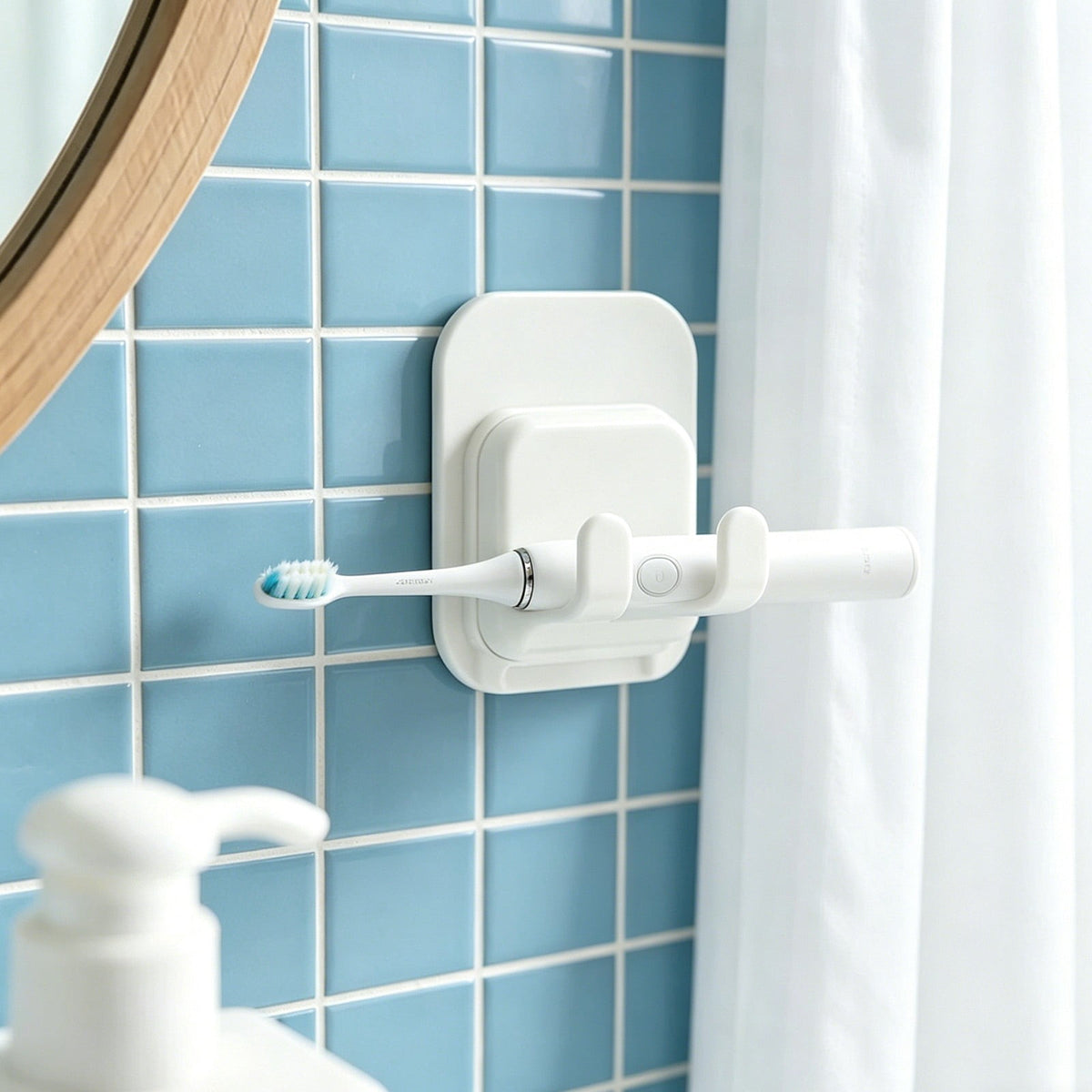 Self-Adhesive Razor Holder for the Shower Wall, Removable and Reusable - Image 4