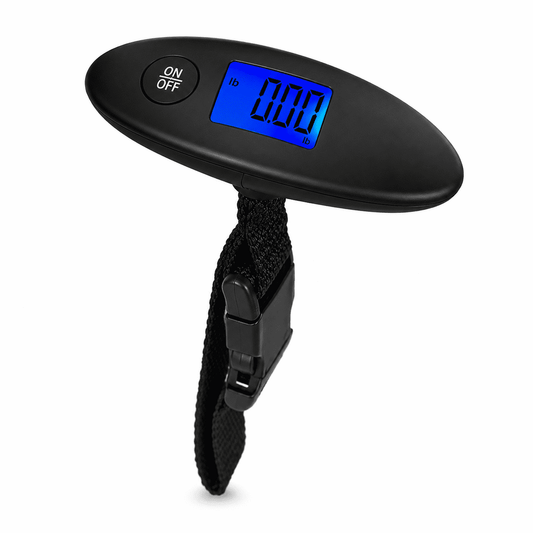Digital Hanging Luggage Scale with Backlit Display, Weighs up to 88 lb