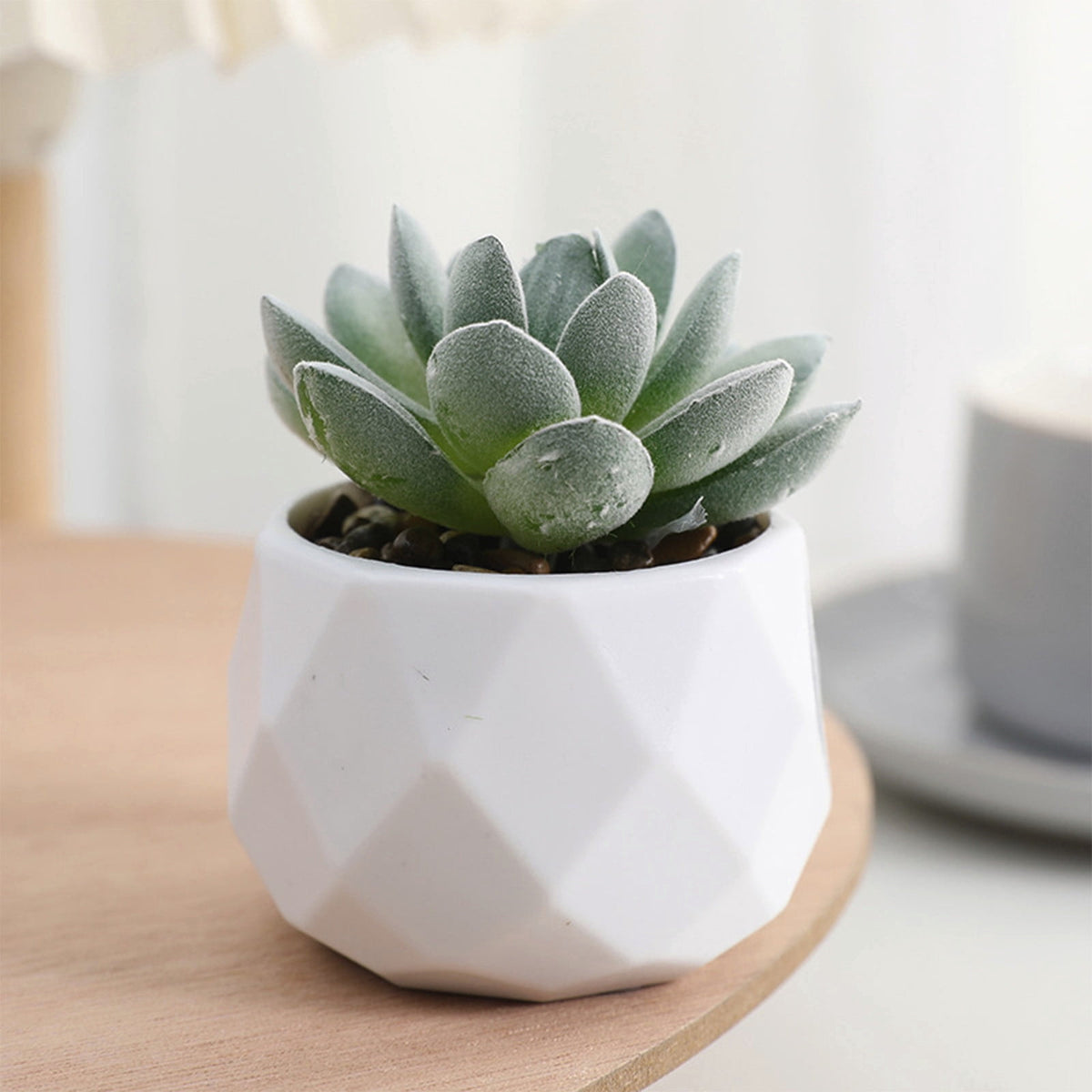 Mini Faux Potted Plant for a Desk, Shelf or Windowsill - Image 2